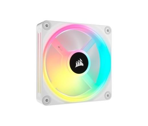 CORSAIR iCue Link QX120 RGB 120mm PWM PC Fan Expansion Kit - White