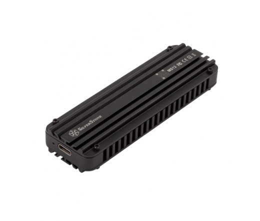 SILVERSTONE MS12 NVMe M.2 SSD enclosure USB 3.2 Type-C 20Gbps