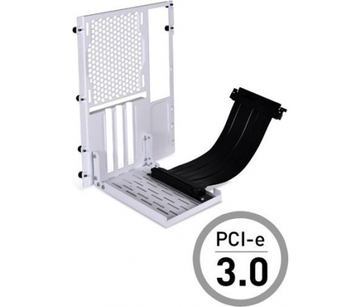 LIAN LI O11D-1W-3 Mini Riser Card + PCI-Slot-Cover - PCIe 3.0, 200mm, white