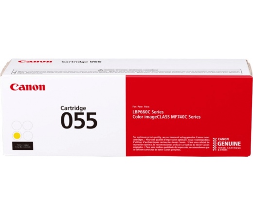 Canon CRG055 Toner Yellow 2,1K (EREDETI)