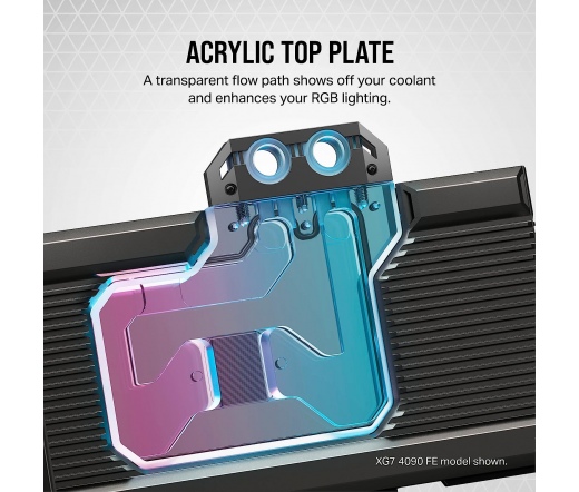 CORSAIR Hydro X Series XG7 RGB 40-Series GPU Water Block (4080 Strix/TUF)