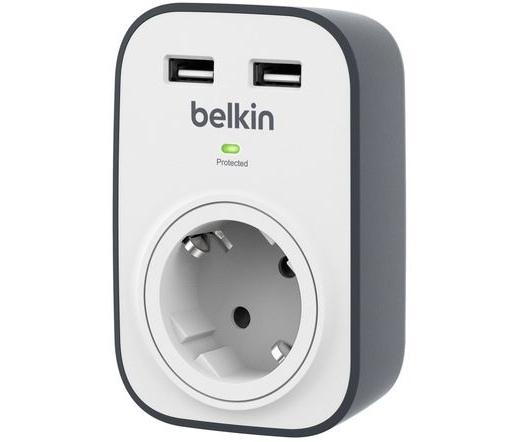 Belkin BSV103VF túlfeszültségvédő 1 csatlakozós 2,4A USB töltő