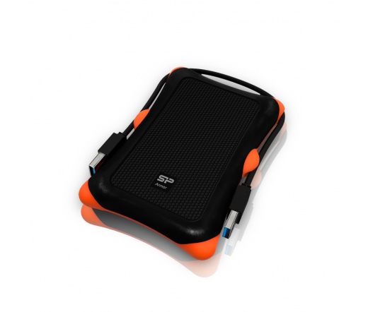 HDD EXT Silicon Power Armor A30 USB3.0 1TB Fekete/Narancs