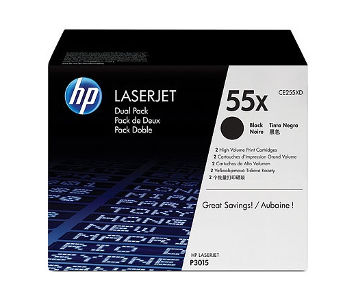 Toner HP No55X Black 2pack (CE255XD)