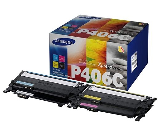 HP/Samsung CLT-P406C  fekete/cián/magenta/sárga toner szett