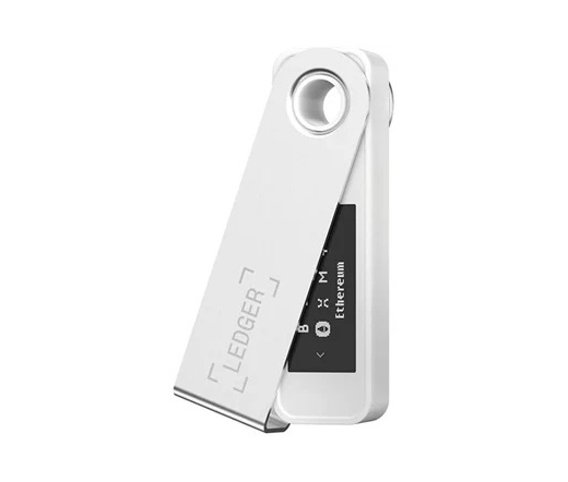 Ledger Nano S - Crypto Hardware Wallet Mystic white