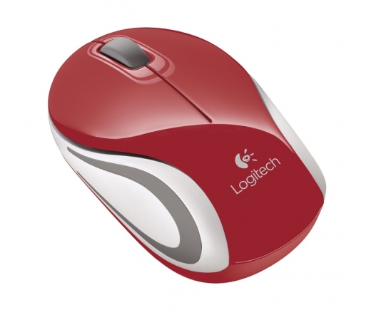 LOGITECH MOUSE MINI M187 USB Piros