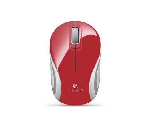 LOGITECH MOUSE MINI M187 USB Piros