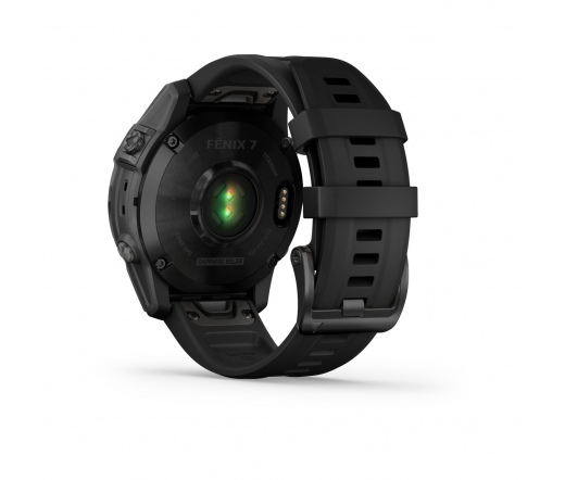 GARMIN Fenix 7 Sapphire Solar - Black DLC Titanium with Black Band