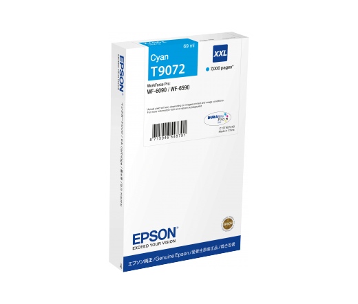 Patron Epson T9072XXL Cyan (69ml, 7 000 oldal)