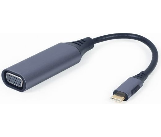 GEMBIRD USB Type-C to VGA display adapter, space grey