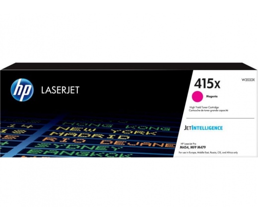 HP Toner 415X W2033X 6000 oldal magenta