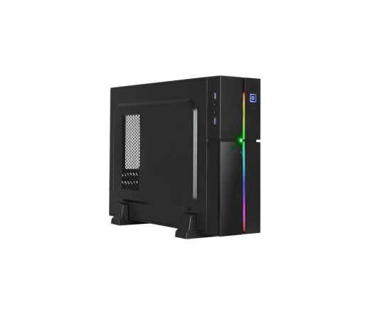 HÁZ AEROCOOL Playa Slim RGB mATX fekete