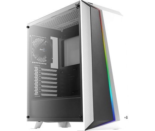 HÁZ  Aerocool Cylon Pro TG RGB ATX Fehér Edzett üveg