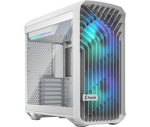 FRACTAL DESIGN Torrent Compact - White RGB Clear Tint