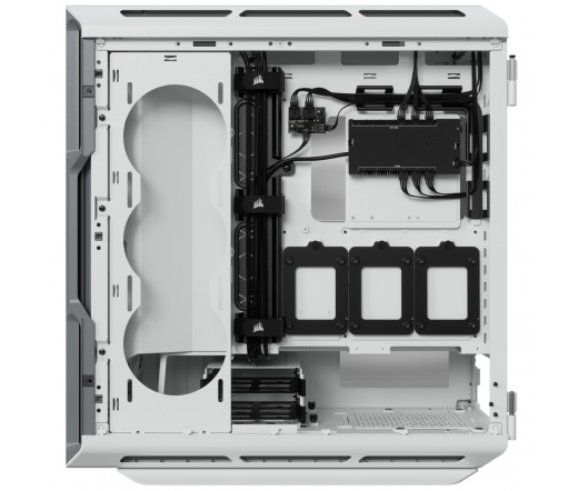 CORSAIR iCUE 5000T RGB Tempered Glass Mid-Tower ATX PC Case — White