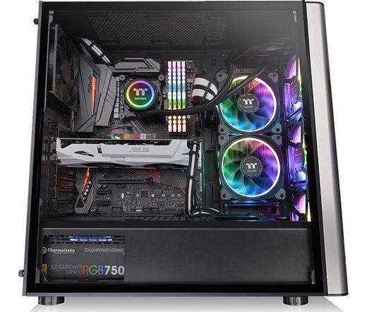 HÁZ Thermaltake Level 20 MT ARGB Midi-Tower, Tempered Glass - black