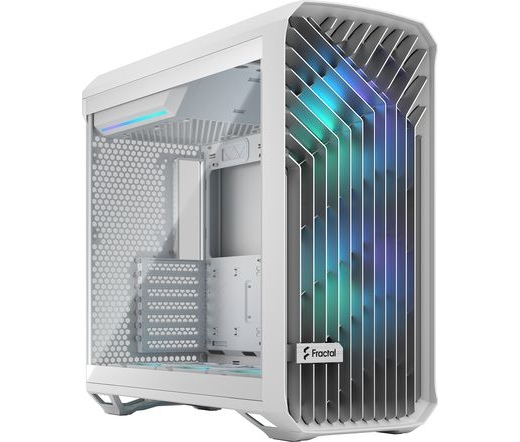 FRACTAL DESIGN Torrent White RGB TG Clear