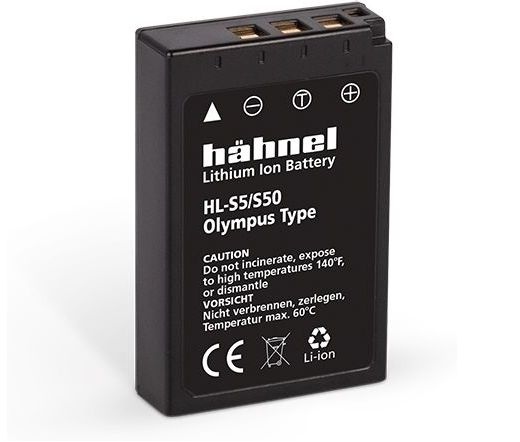 HAHNEL HL-S5/S50 akkumulátor (Olympus BLS-5 1150 mAh)