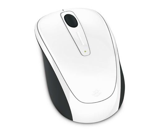 MOUSE MICROSOFT Wireless Mobile Mouse 3500 Optikai BlueTrack Fehér