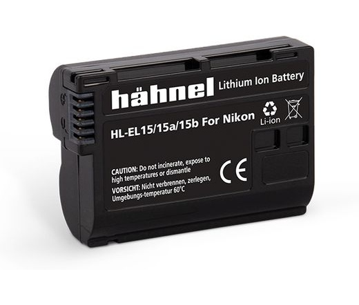 HAHNEL HL-EL15/15A/15B  akkumulátor (Nikon EN-EL15 1650 mAh)