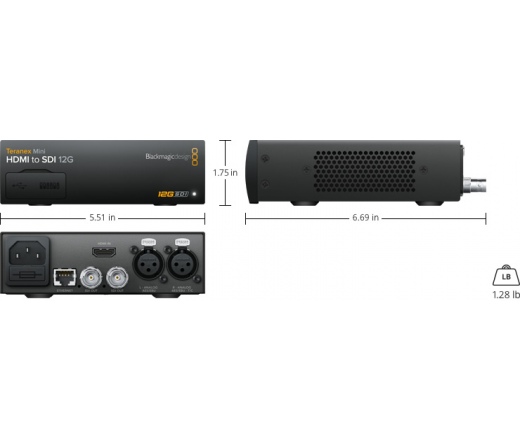 BLACKMAGIC DESIGN Teranex Mini - HDMI to SDI 12G CONVNTRM/AB/HSDI