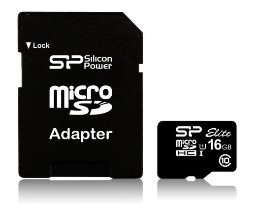 Card MICRO SDHC Silicon Power 16GB UHS-I Elite 1 Adapter (40MB/s | 15MB/s) CL10