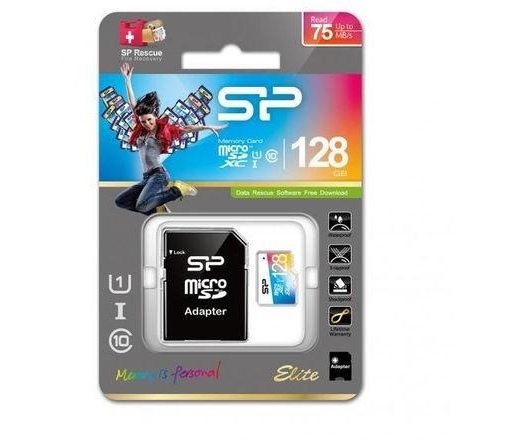 Card micro SDXC Silicon Power Elite 128GB Class 10