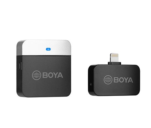 BOYA BY-M1LV-D 2.4GHz Univerzális vezetéknélküli szett (iOS | 1+1)