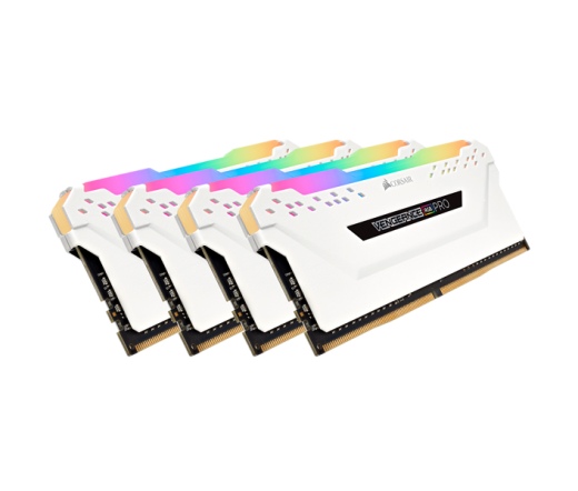 DDR4 32GB 3200MHz Corsair Vengeance RGB PRO White CL16 KIT4