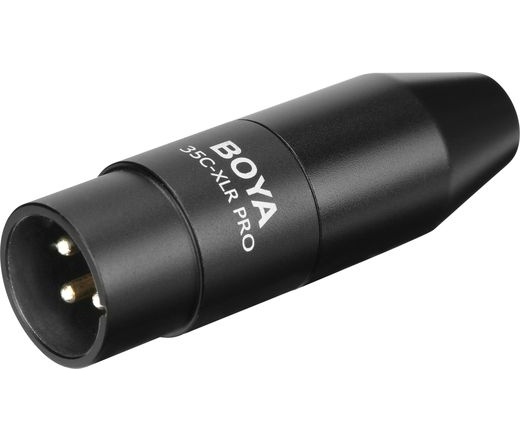 BOYA 35C-XLR PRO 3,5mm Mini Jack -> XLR PRO átalakító