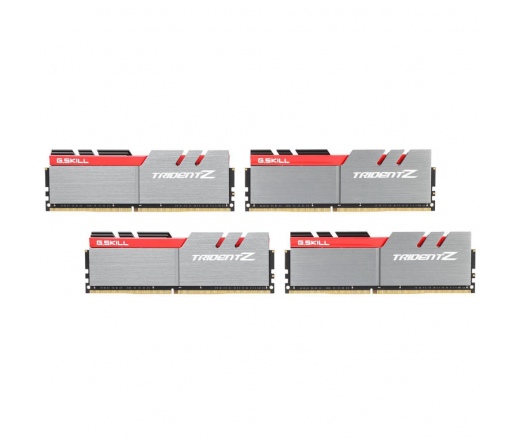 G.SKILL Trident Z DDR4 3200MHz CL15 64GB Kit4 (4x16GB) Intel XMP Silver/Red