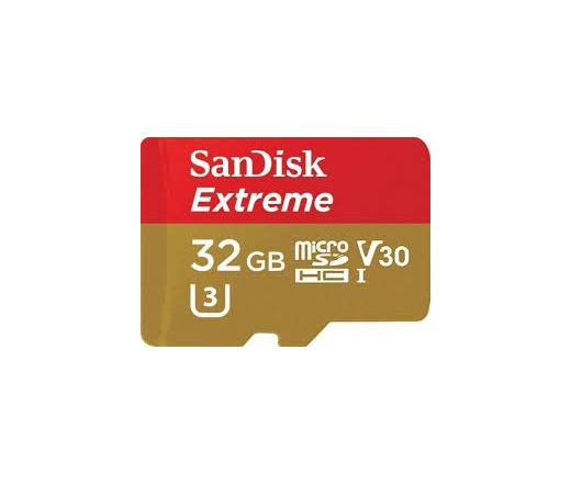 SANDISK Extreme MicroSDHC 32GNBUHS-I CL10 U3 V30 A1