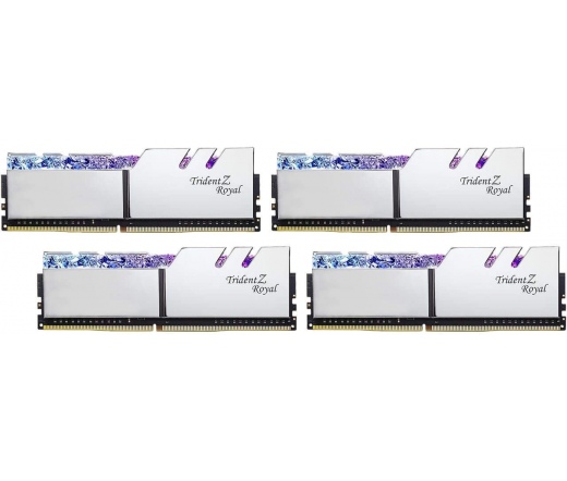 G.SKILL Trident Z Royal DDR4 3600MHz CL16 64GB Kit4 (4x16GB) Intel XMP Silver