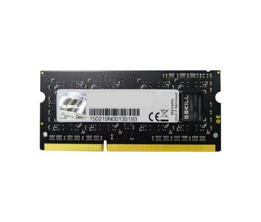 G.SKILL Standard DDR3 SO-DIMM 1600MHz CL11 4GB Black