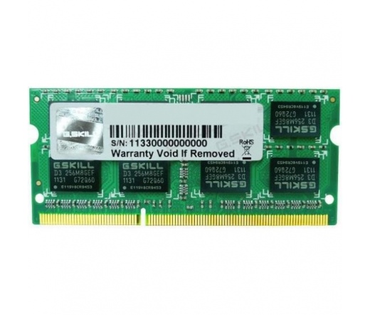 G.SKILL Standard DDR3L SO-DIMM 1600MHz CL11 8GB Green