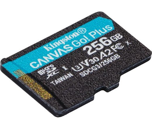 Card Micro SDXC Kingston 256GB Canvas Go Plus 170R A2 U3 V30