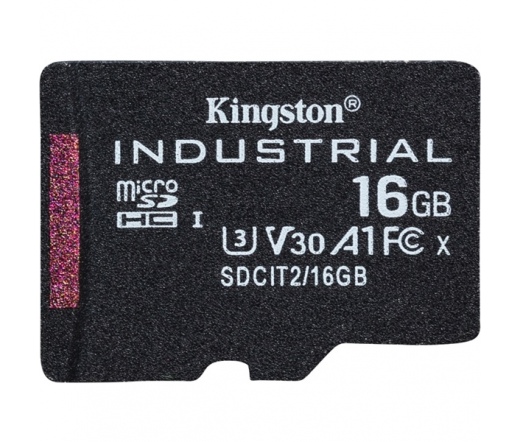 KINGSTON Industrial microSDHC CL10 UHS-I U3 V30 A1 16GB