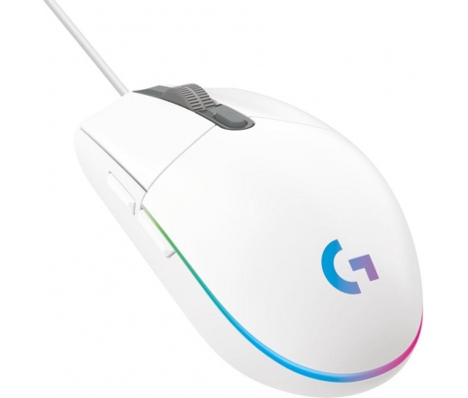 LOGITECH MOUSE G102 Lightsync fehér