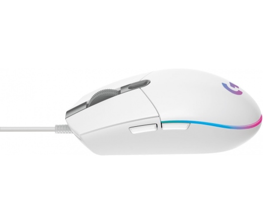 LOGITECH MOUSE G102 Lightsync fehér