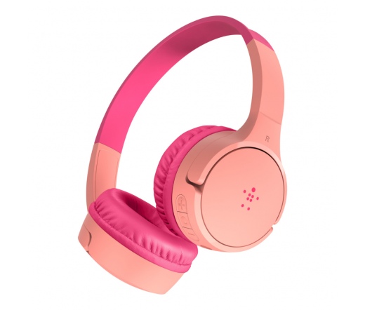 BELKIN SoundForm Mini Wireless On-Ear Headphones for Kids - Pink