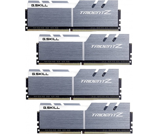 G.SKILL Trident Z DDR4 3200MHz CL14 32GB Kit4 (4x8GB) Intel XMP Silver/White