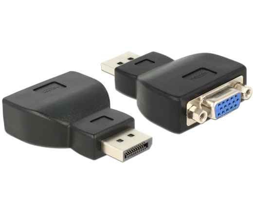 Delock Adapter Displayport 1.1 male > VGA female black