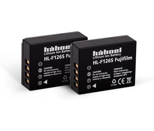 HAHNEL HL-F126S TWIN PACK akkumulátor szett (Fuji NP-W126S 1130 mAh)