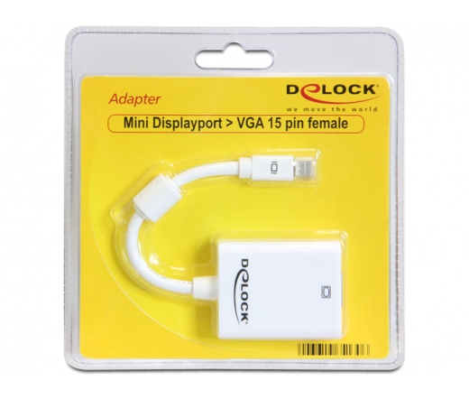 DELOCK Adapter mini Displayport -> VGA 15pin female (65130)