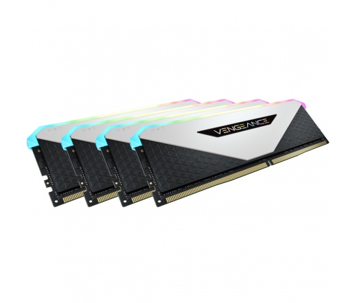 CORSAIR Vengeance RGB RT DDR4 3200MHz 32GB CL16 Kit4 fehér