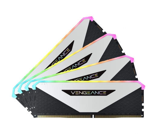 CORSAIR Vengeance RGB RT DDR4 3600MHz 32GB CL18 Kit4 fehér