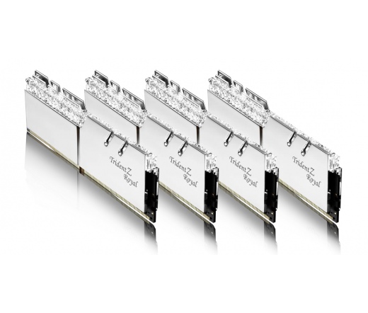 G.SKILL Trident Z Royal DDR4 3600MHz CL14 64GB Kit4 (4x16GB) Intel XMP Silver