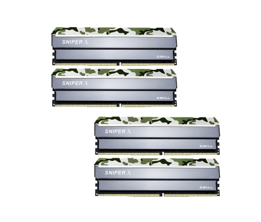 G.SKILL Sniper X DDR4 3000MHz CL16 32GB Kit4 (4x8GB) Intel XMP Classic Camo