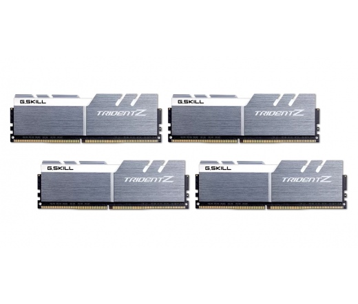 G.SKILL Trident Z DDR4 3200MHz CL15 64GB Kit4 (4x16GB) Intel XMP Silver/White